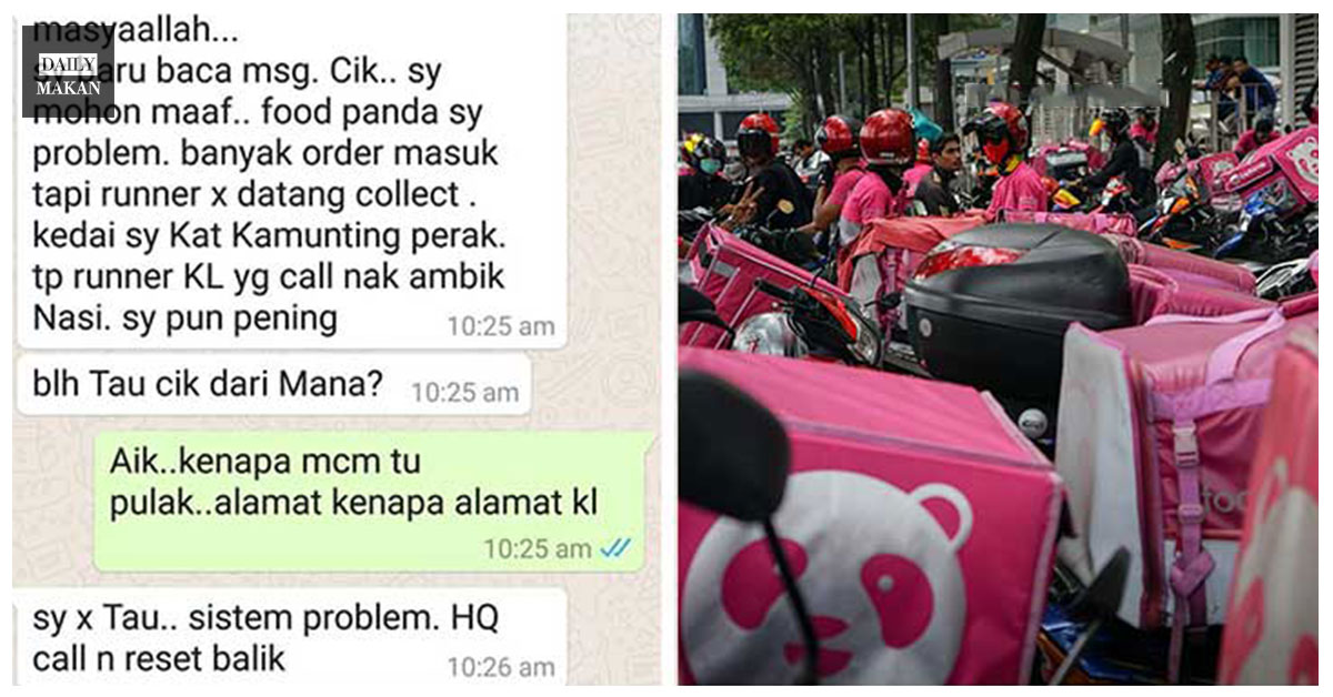 sistem foodpanda bermasalah rider jadi mangsa