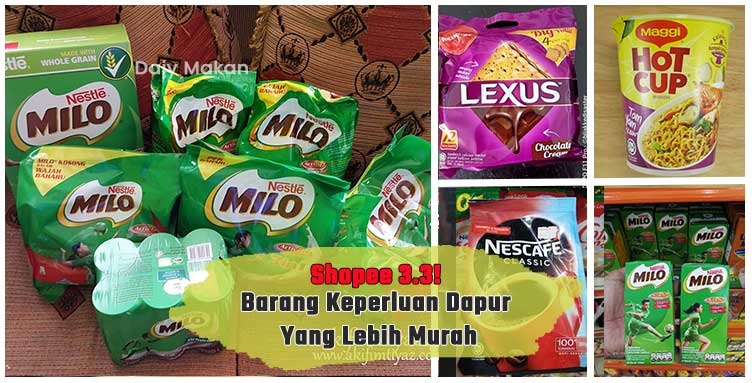 keperluan barangan dapur murah di shopee