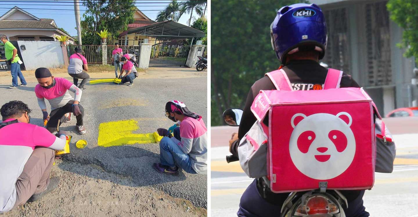 foodpanda baiki jalan