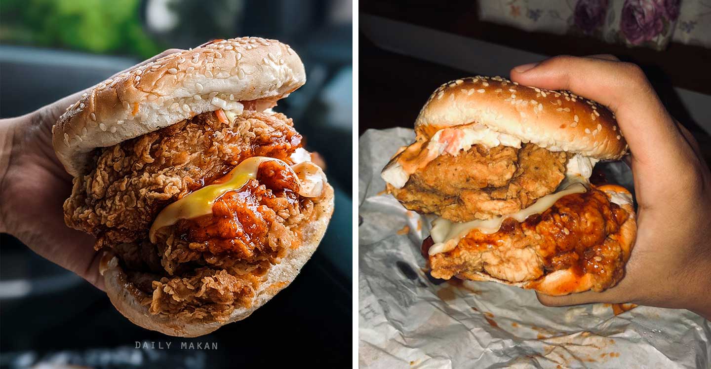 burger paling besar di texas chicken