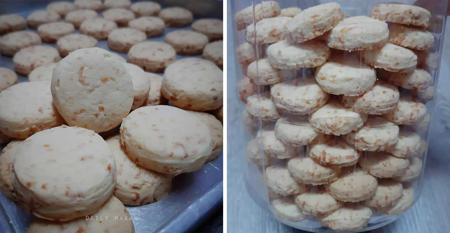 biskut bangkit cheese