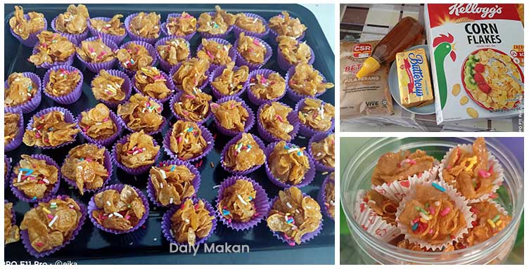 resepi cornflakes madu