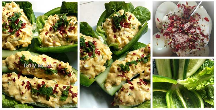 resepi diet egg salad bell pepper