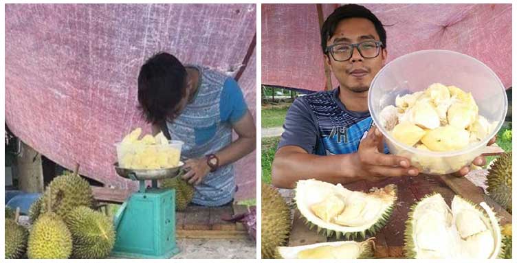 jual isi durian