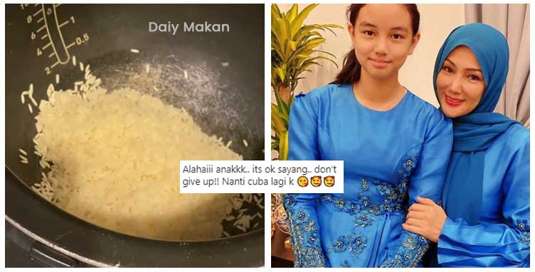 aleesya masak nasi