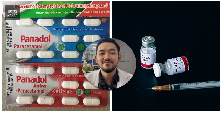 ambil panadol sebelum vaksin