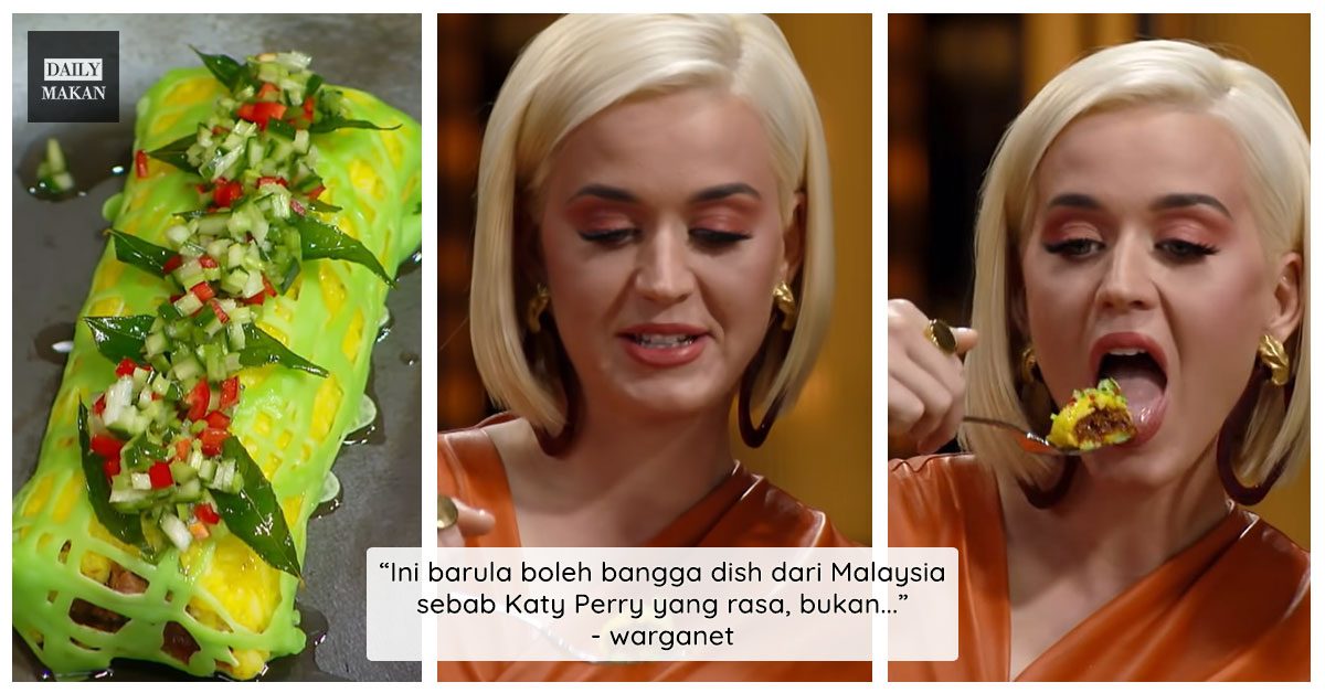 katy perry teruja makan pulut kuning