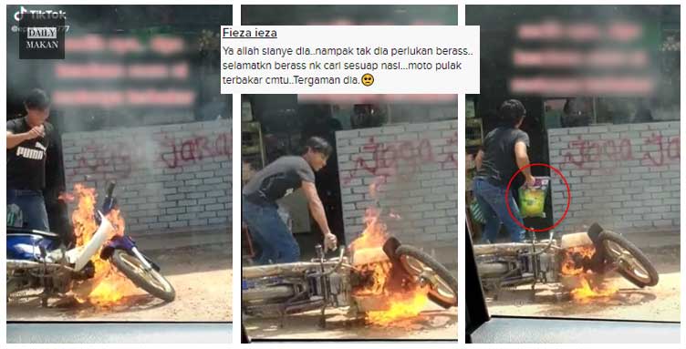 pemuda selamatkan beras