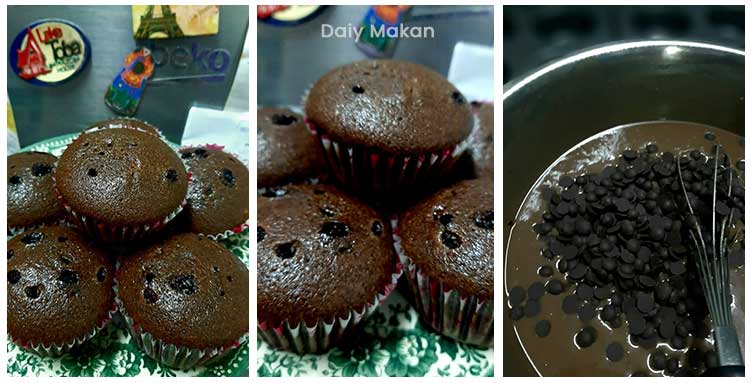 resepi muffin coklat chip