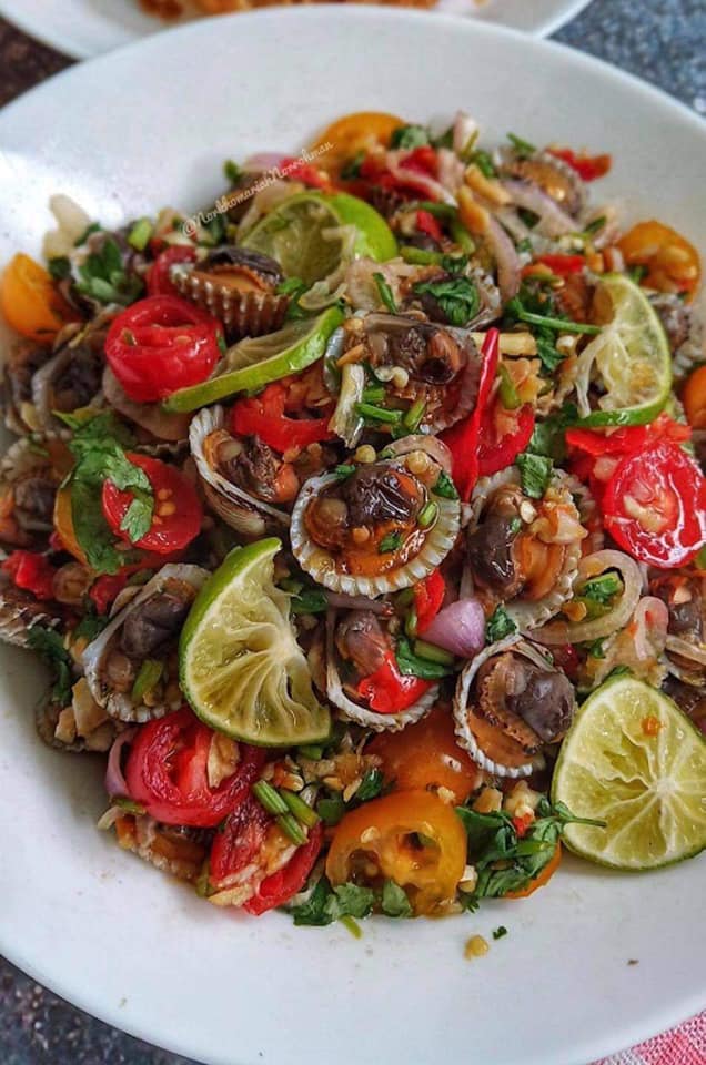 kerabu kerang ala thai