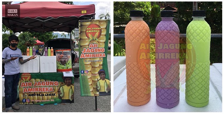 air jagung amirreka semakin digilai ramai