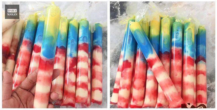 resepi aiskrim bendera jalur gemilang