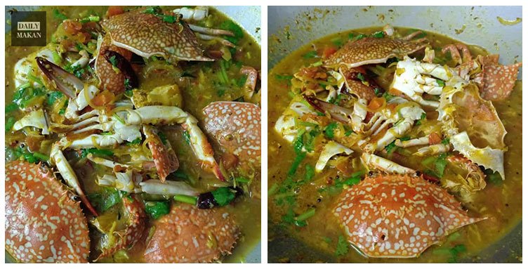 resepi ketam masak rasam