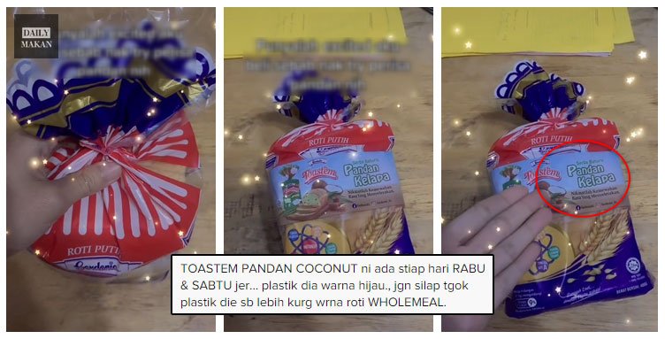 tersalah beli roti gardenia