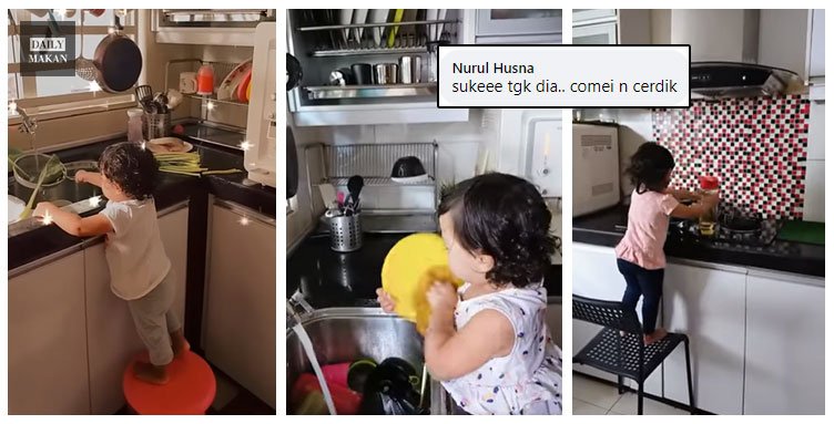 anak sepahkan dapur