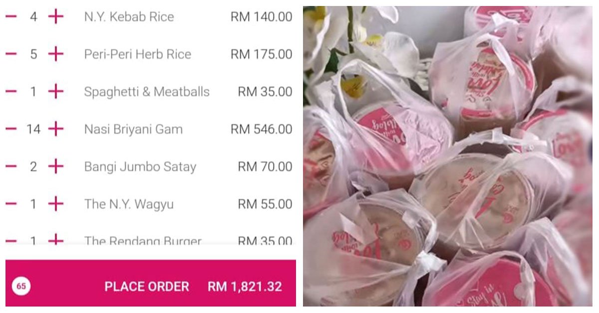 kanak-kanak hampir order makanan