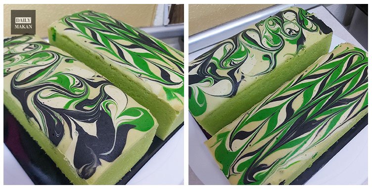 resepi kek marble loaf