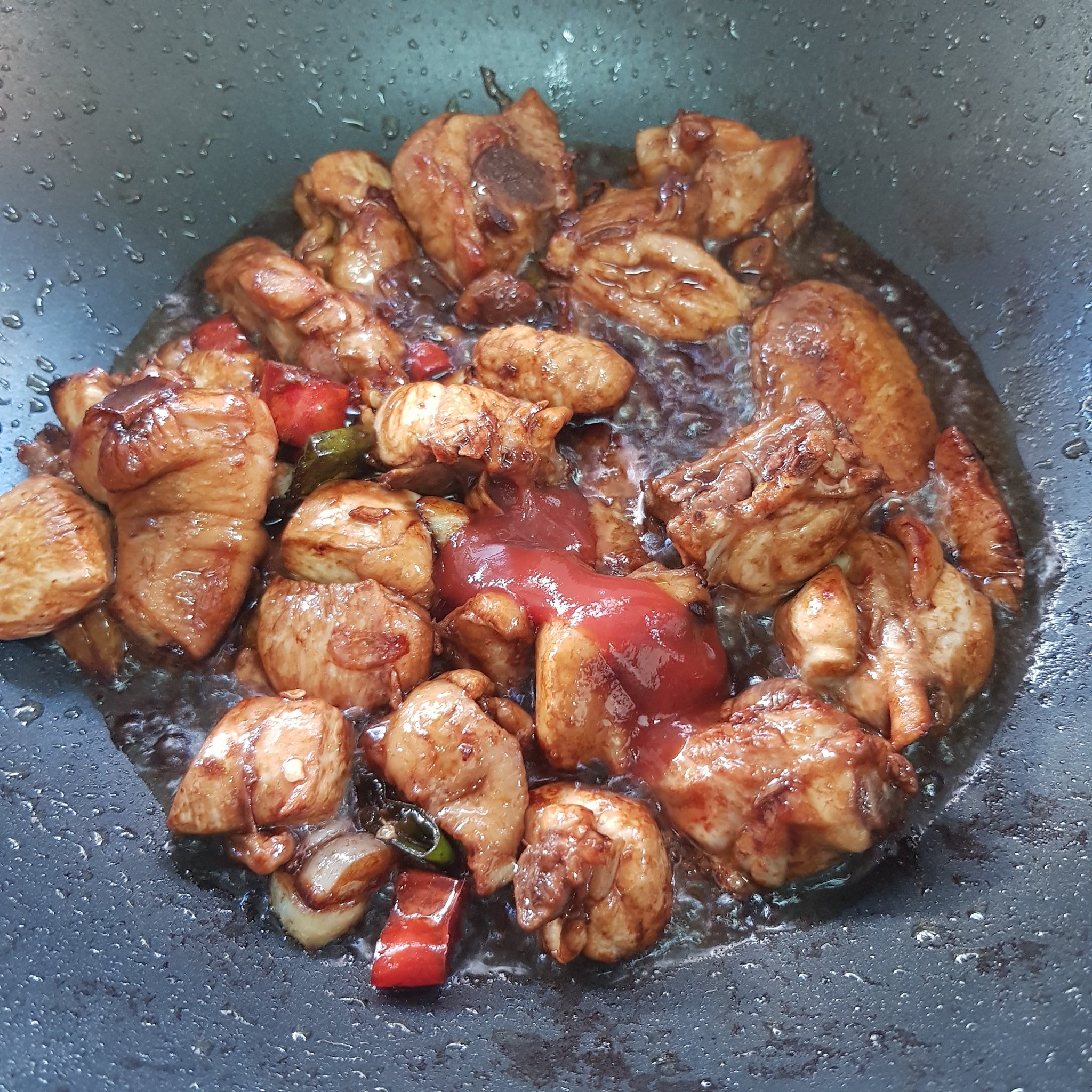 AYAM MASAK KICAP KERING