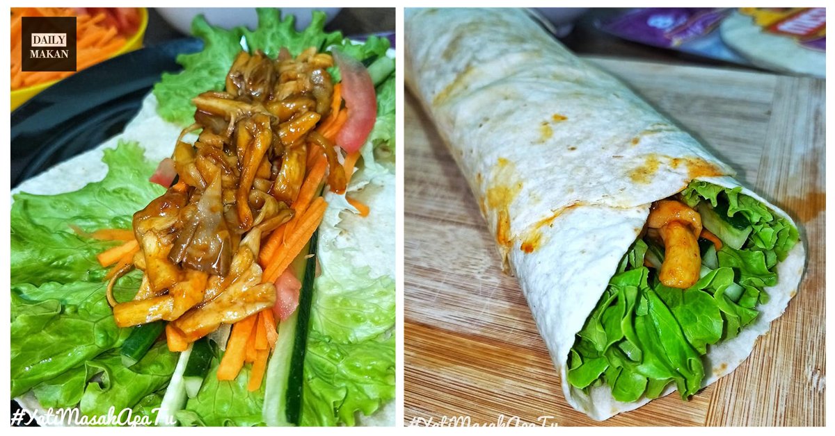 korean vegan wrap