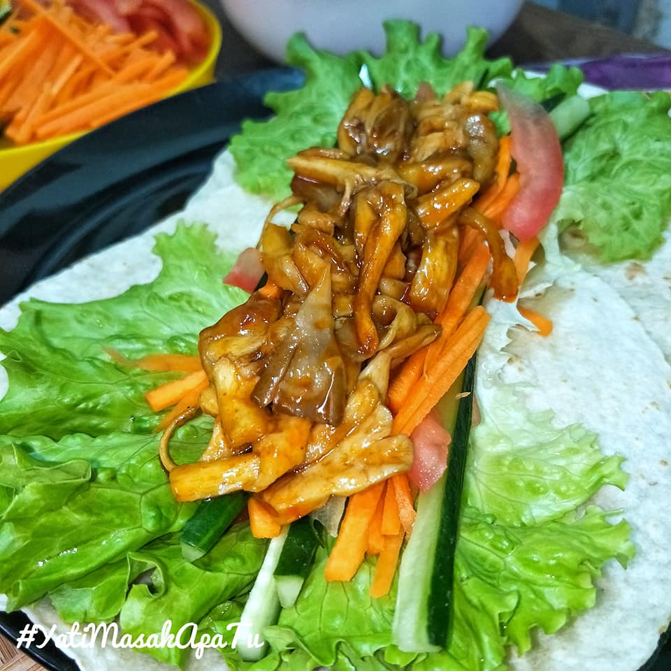 korean vegan wrap