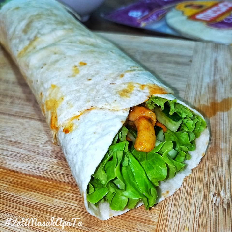 korean vegan wrap