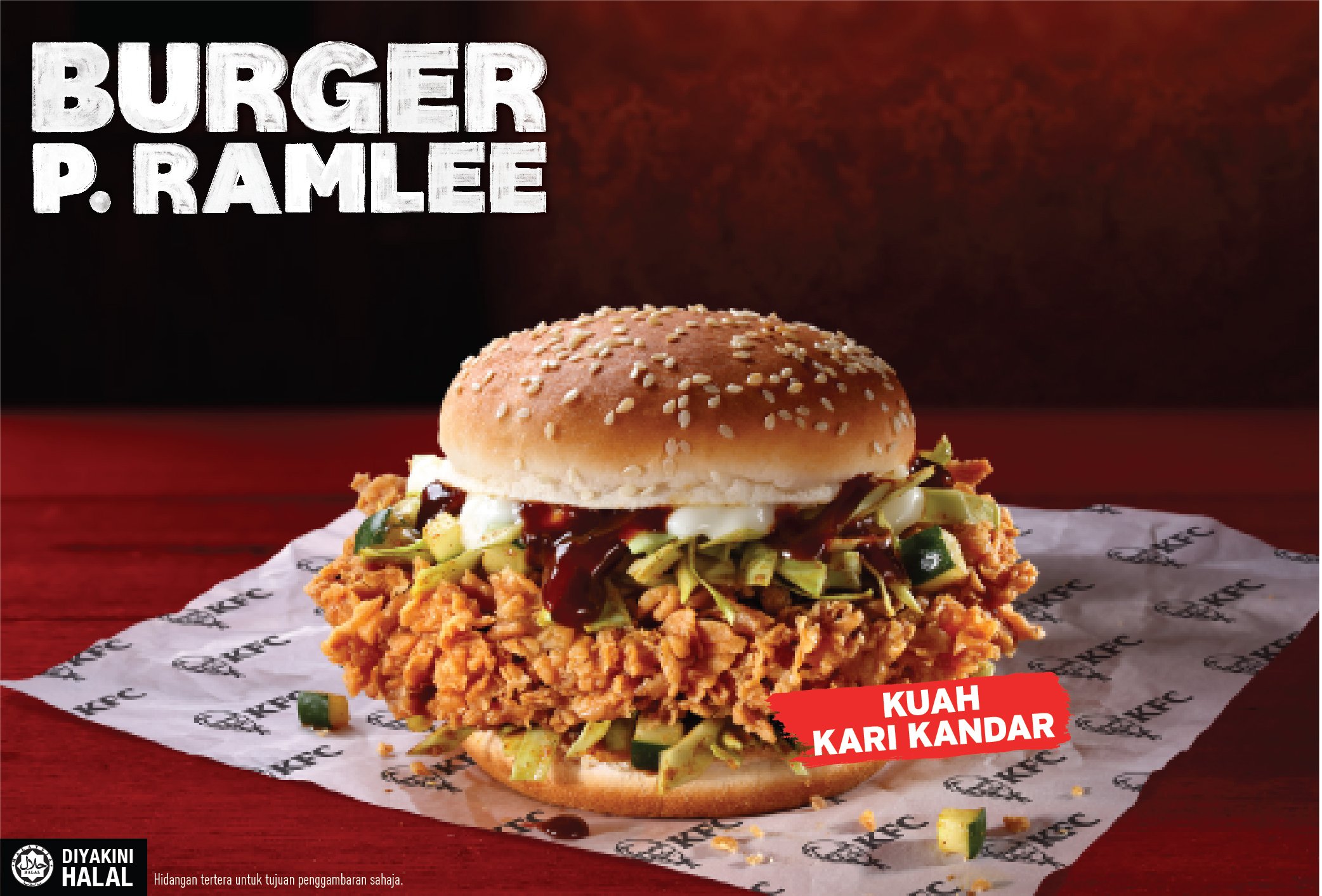 burger p ramlee baru dari kfc