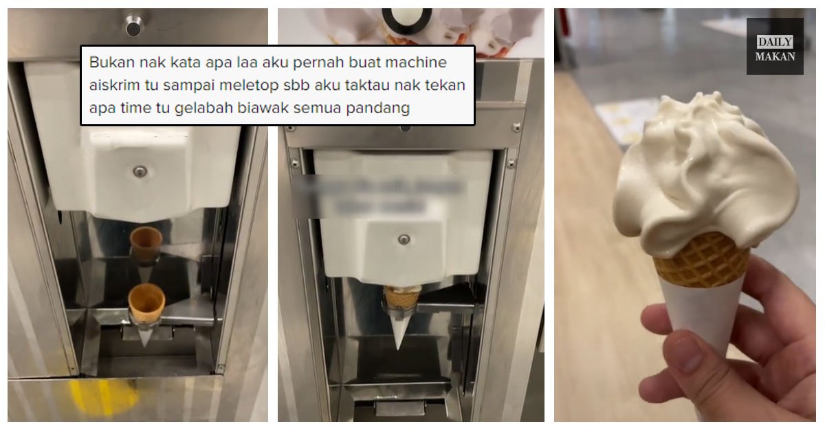 cara menggunakan mesin aiskrim IKEA