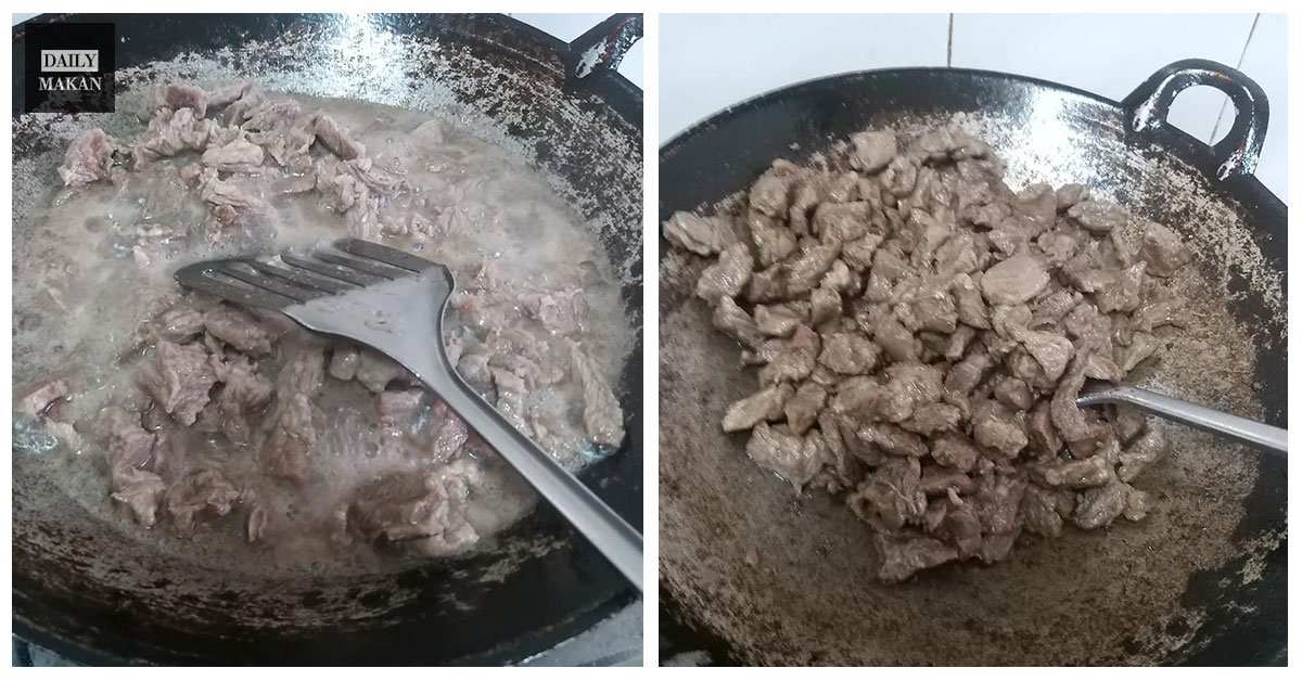 cara lembutkan daging dengan minyak masak