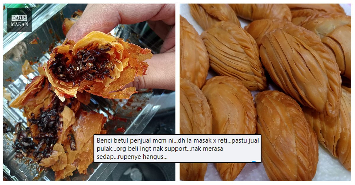 beli karipap inti semua hangit