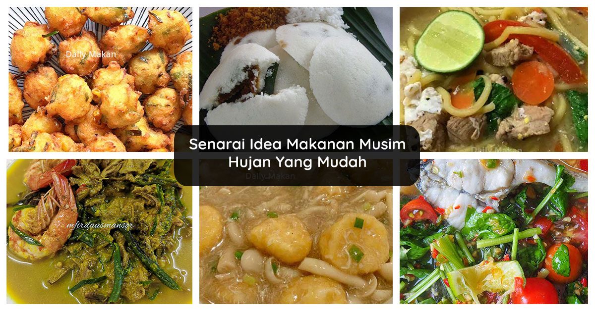 makanan musim hujan