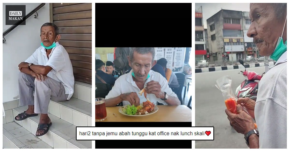 abah selalu tunggu anak untuk lunch bersama