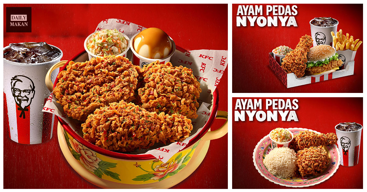 menu baharu KFC Ayam Pedas Nyonya