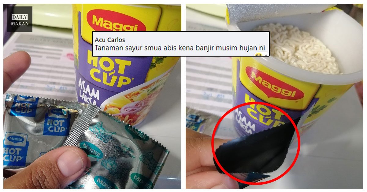 nak makan maggi cup tak menjadi