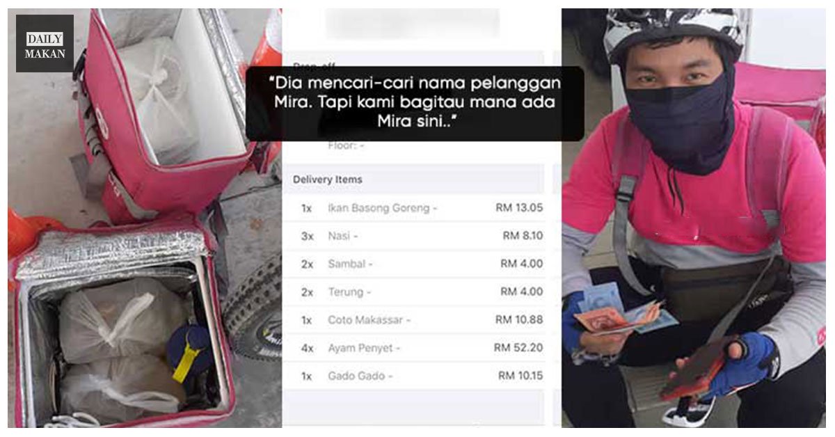 rider foodpanda kena prank