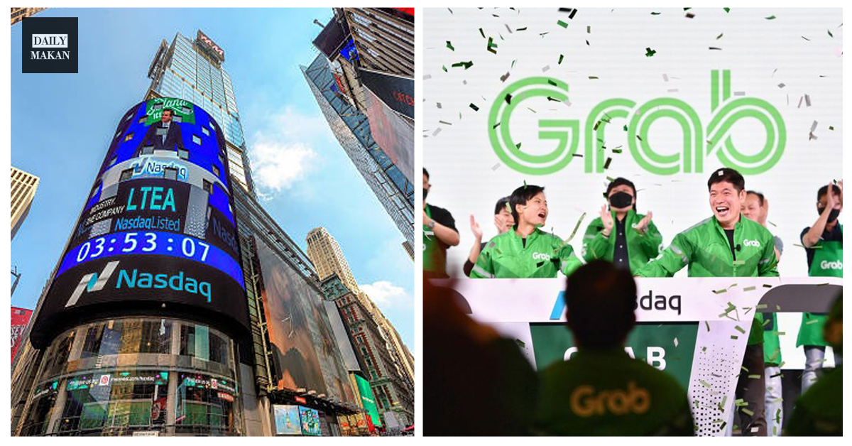 GRAB BERJAYA TERSENARAI DI NASDAQ