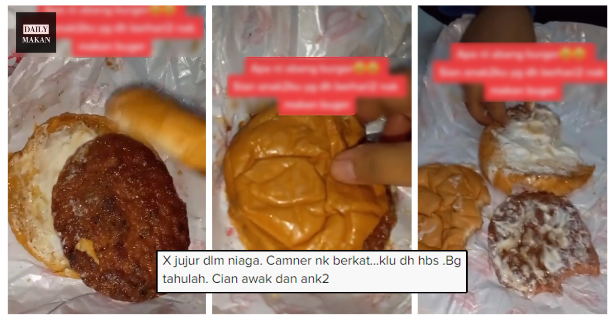 KECEWA DENGAN BURGER