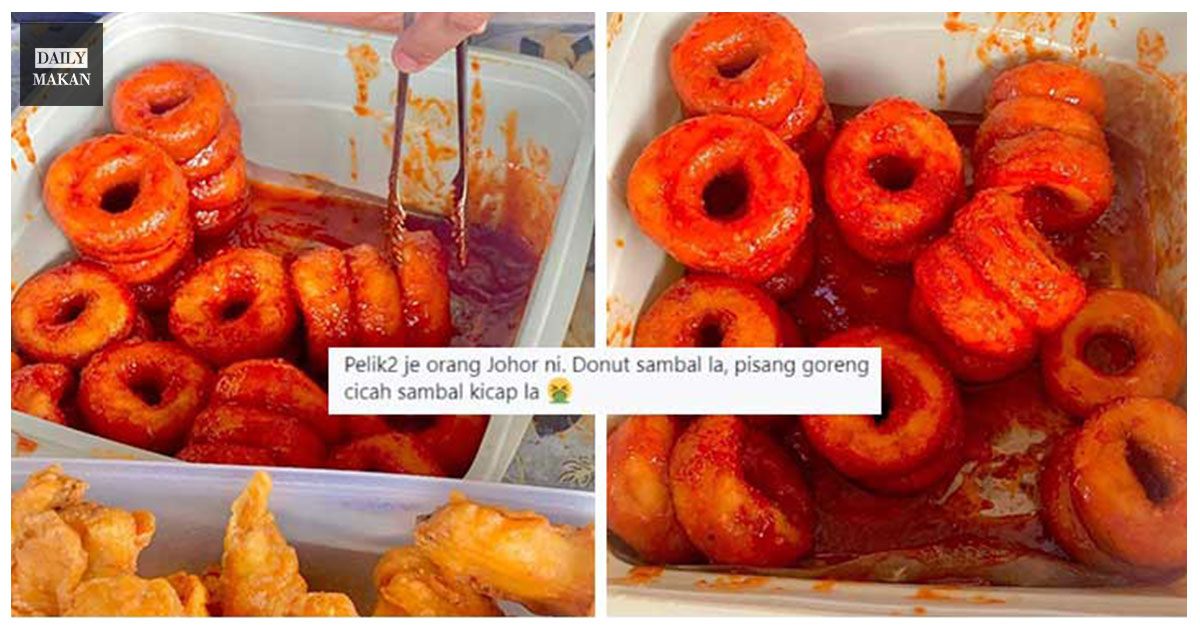 donut sambal yang pelik