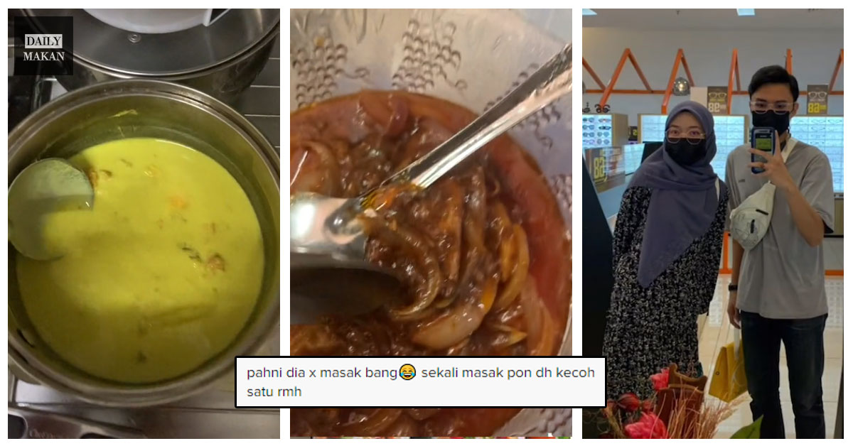 lelaki teruja kali pertama adiknya memasak