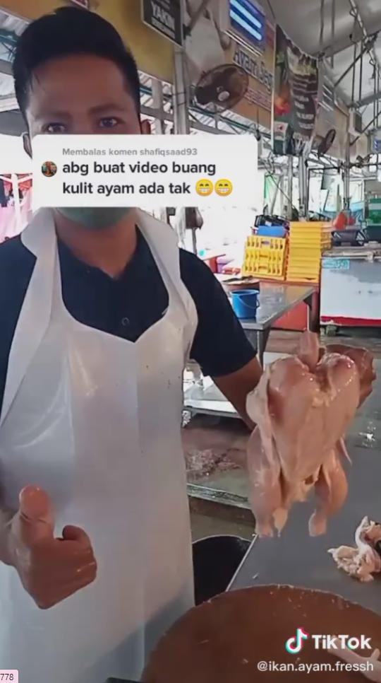 CARA BUANG KULIT AYAM