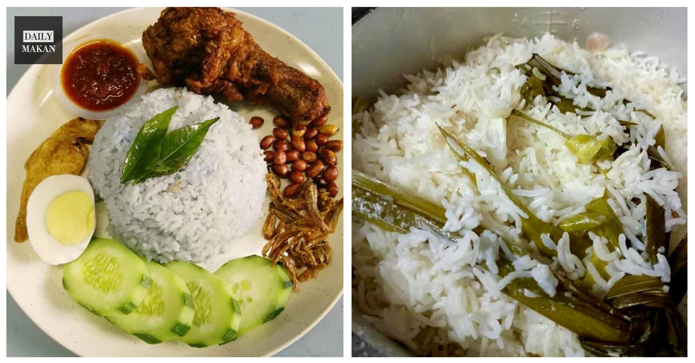 4 tips masak nasi lemak