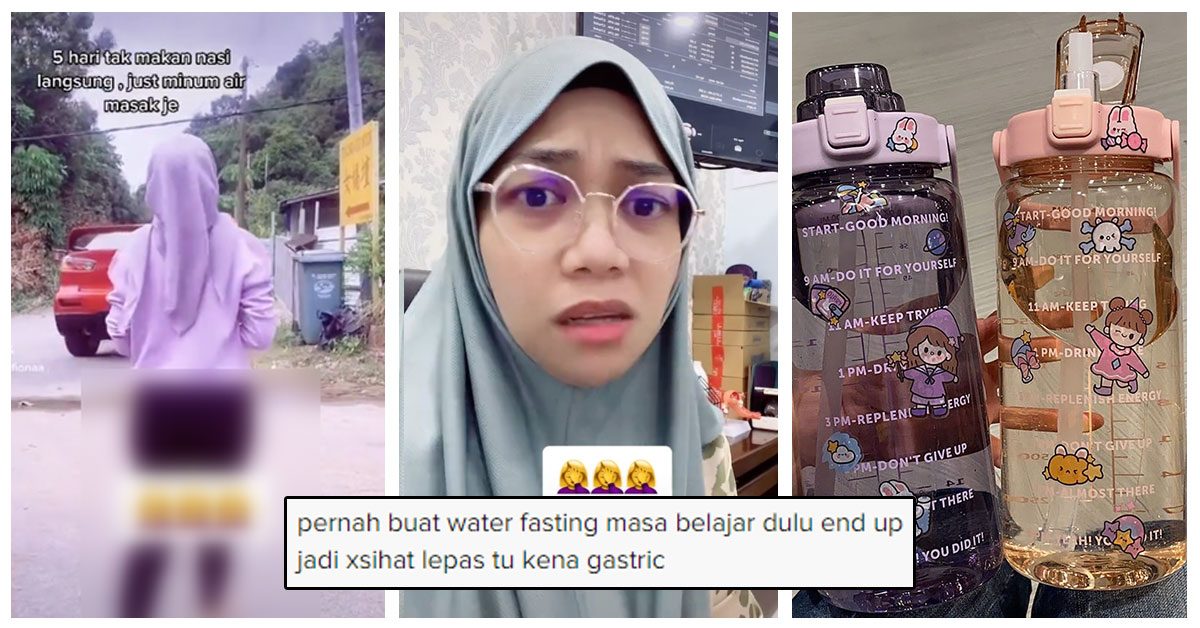 doktor dedah bahaya water fasting