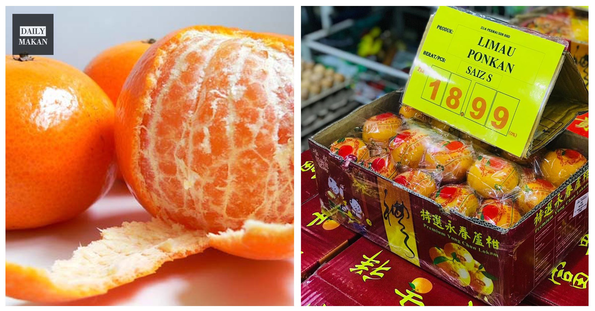 pilih limau mandarin elak batuk