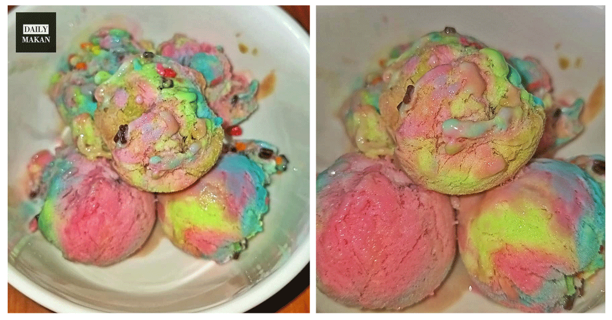 Rainbow Ais Krim Ala Wall's Paddle Pop