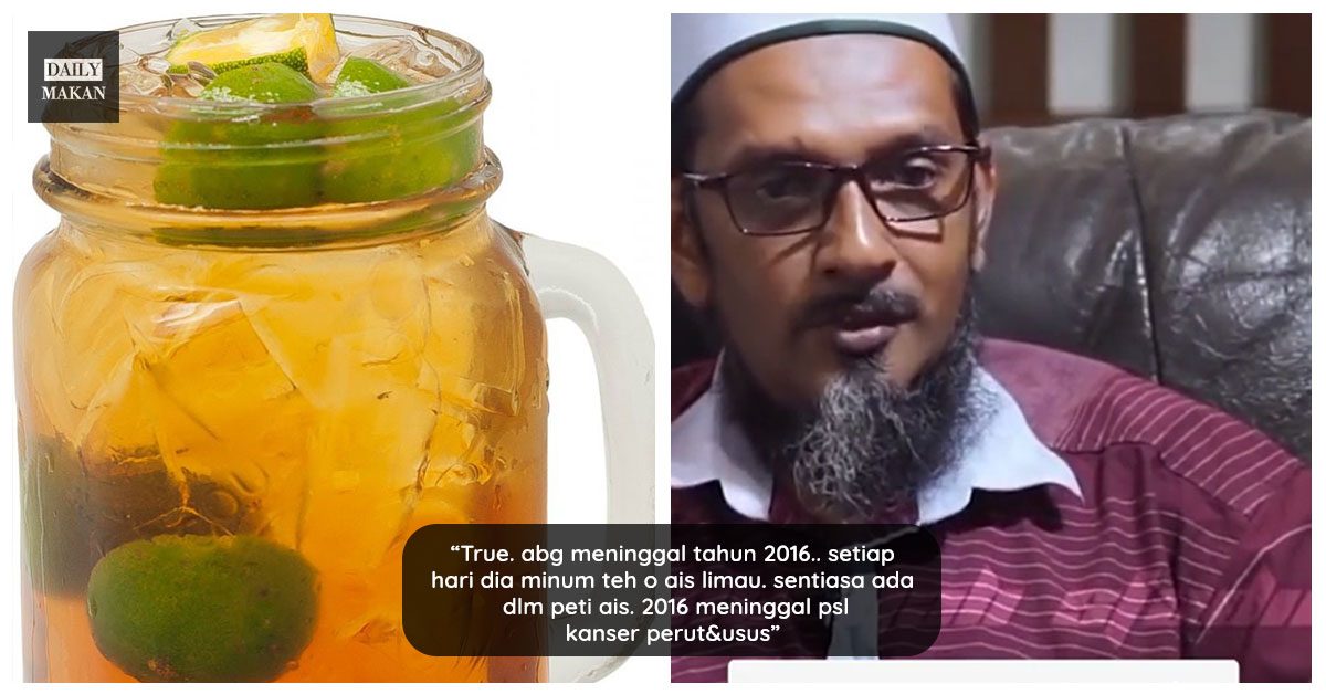 teh o ais limau bahaya