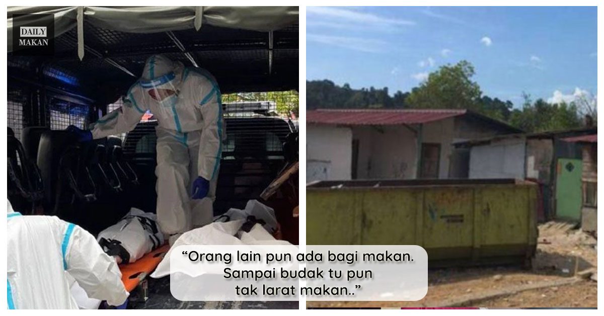 2 beradik keracunan makan makanan tong sampah