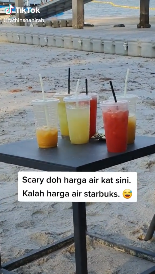 AIR BUAH CECAH RM90