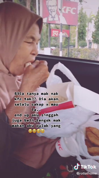 mak makan kfc