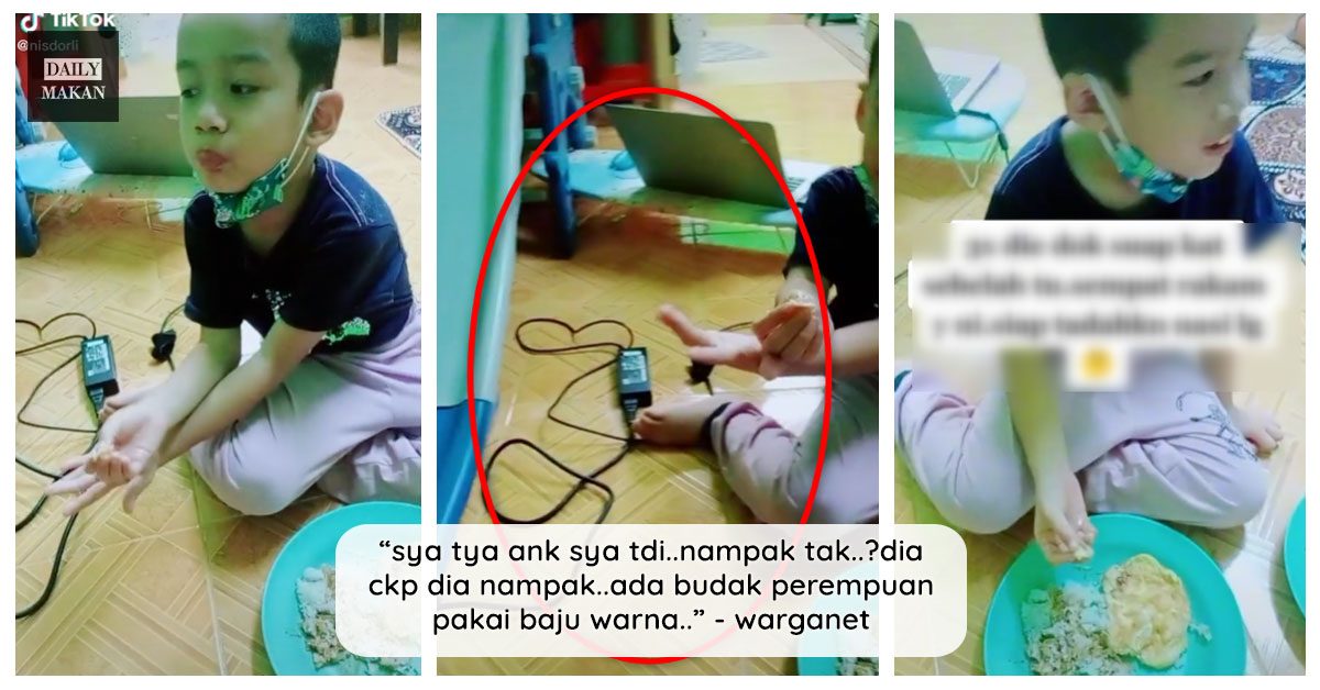 Ibu Seram Si Anak Suap Makanan Dekat Sebelah