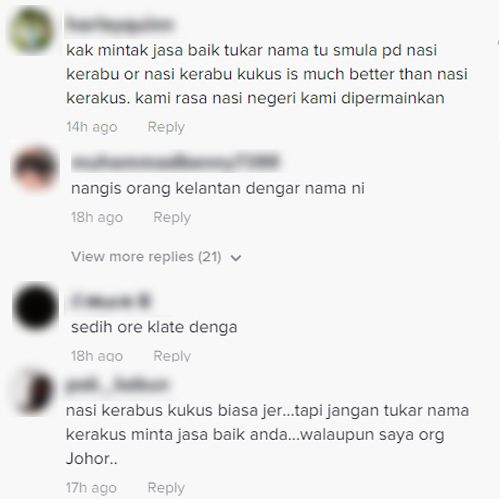 TUKAR NAMA NASI KERABU