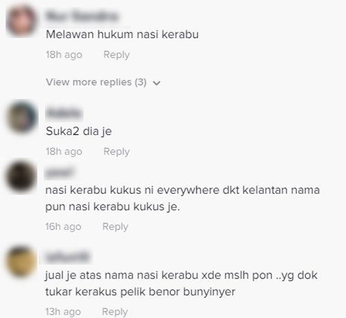 TUKAR NAMA NASI KERABU